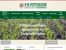 Tablet Screenshot of phpetersen.com